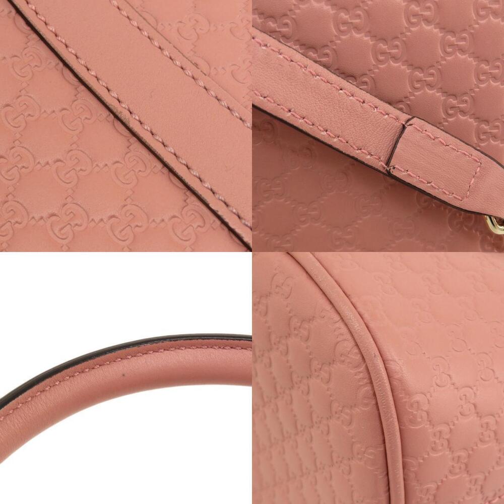 Gucci ssima Dome Bag 2way Shoulder Pink - Picture 9 of 11